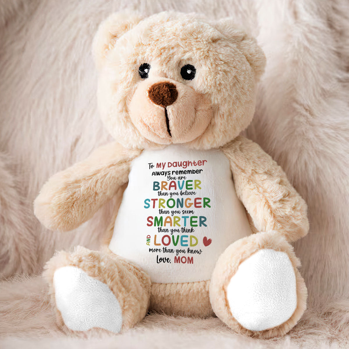 You Are Loved More Than You Know | Personalized Teddy Bear