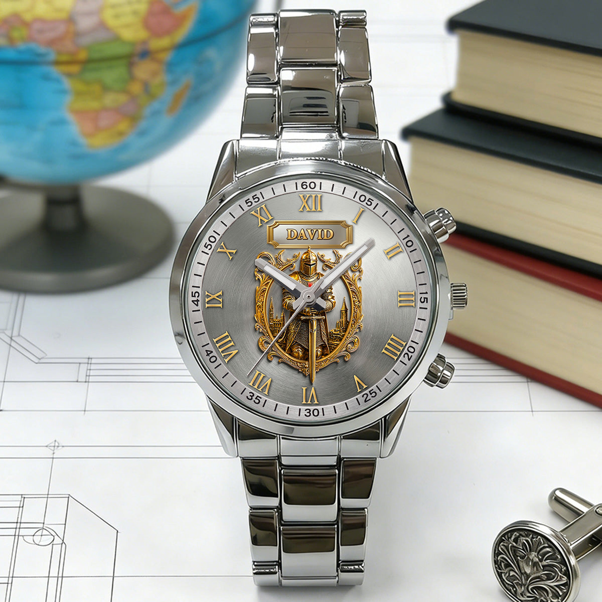 Knight Of God  | Personalized Men's Wrist Watch