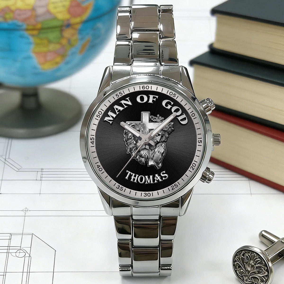 Man Of God | Personalized Men's Wrist Watch