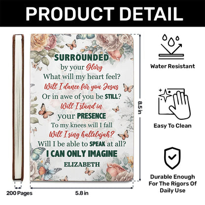 I Can Only Imagine | Personalized Leather Cover Notebook