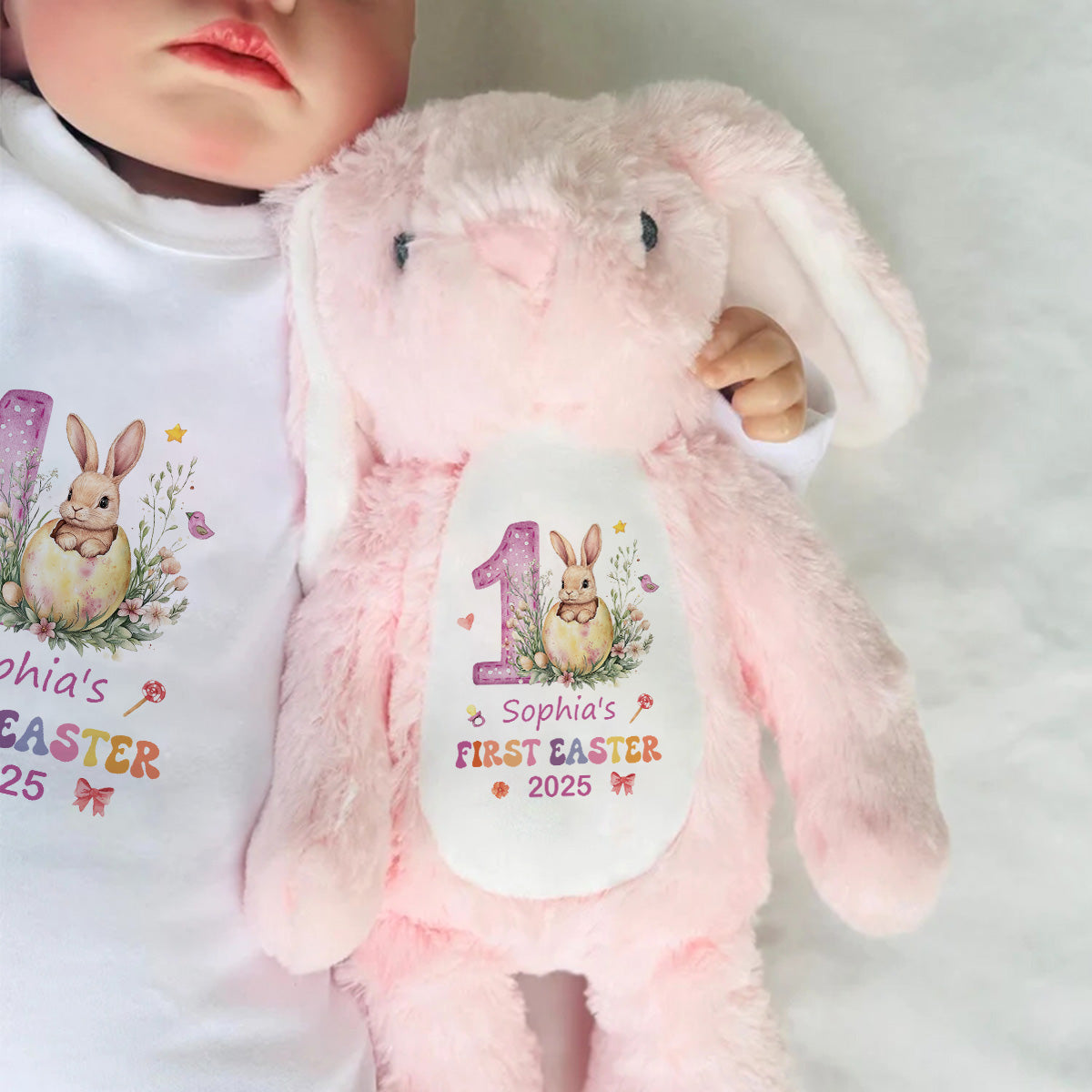 Baby's First Easter | Personalized Stuffed Bunny