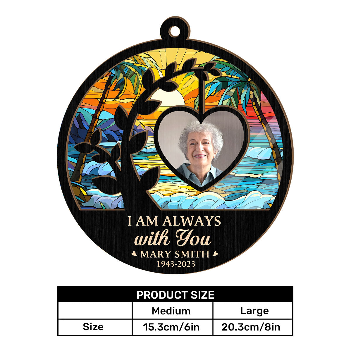 Always With You | Personalized Suncatcher Ornament JSSUNOHLPA2782TA