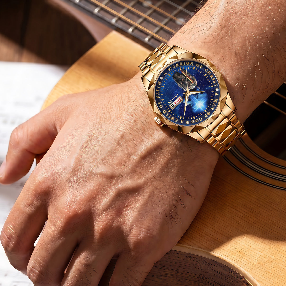 A Man Of God | Personalized Men's Wrist Watch