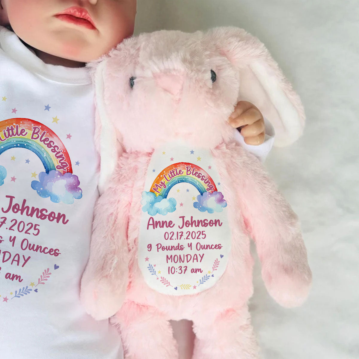 My Little Blessing | Personalized Stuffed Bunny