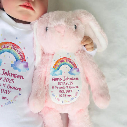 My Little Blessing | Personalized Stuffed Bunny