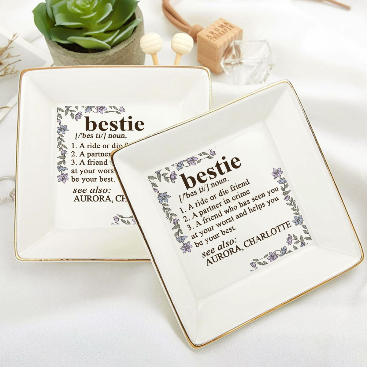 Bestie Definition | Personalized Jewelry Dish