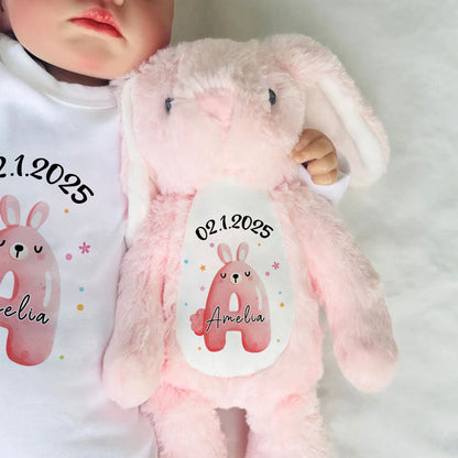 Baby's Name | Personalized Stuffed Bunny