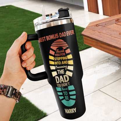 Best Bonus Dad Ever | Personalized Stainless Steel Tumbler SSTM1033