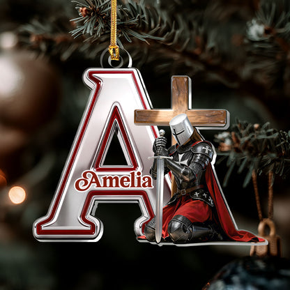 Knight Of God | Personalized 1-Layer Acrylic Ornament
