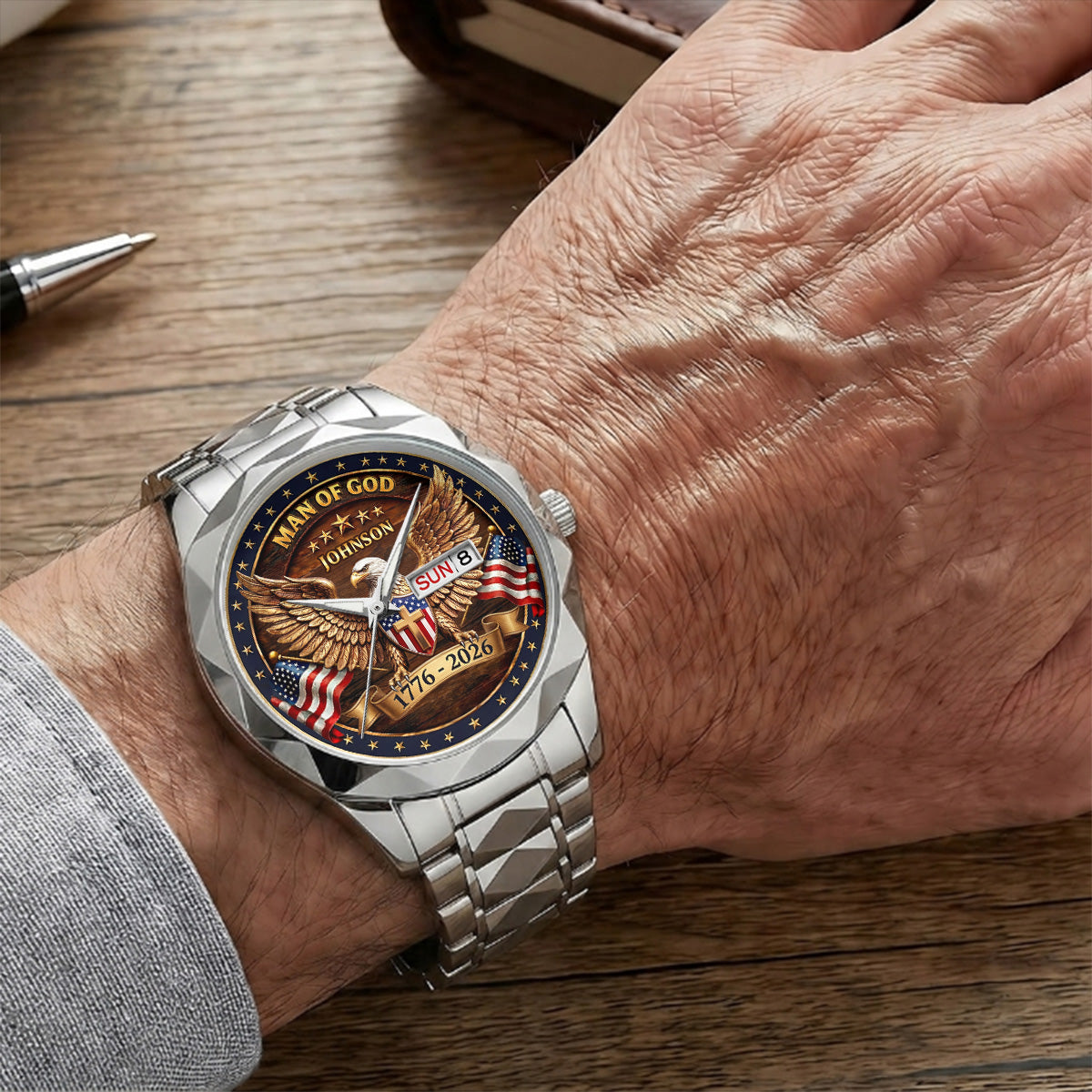 Man Of God | Personalized Men's Wrist Watch