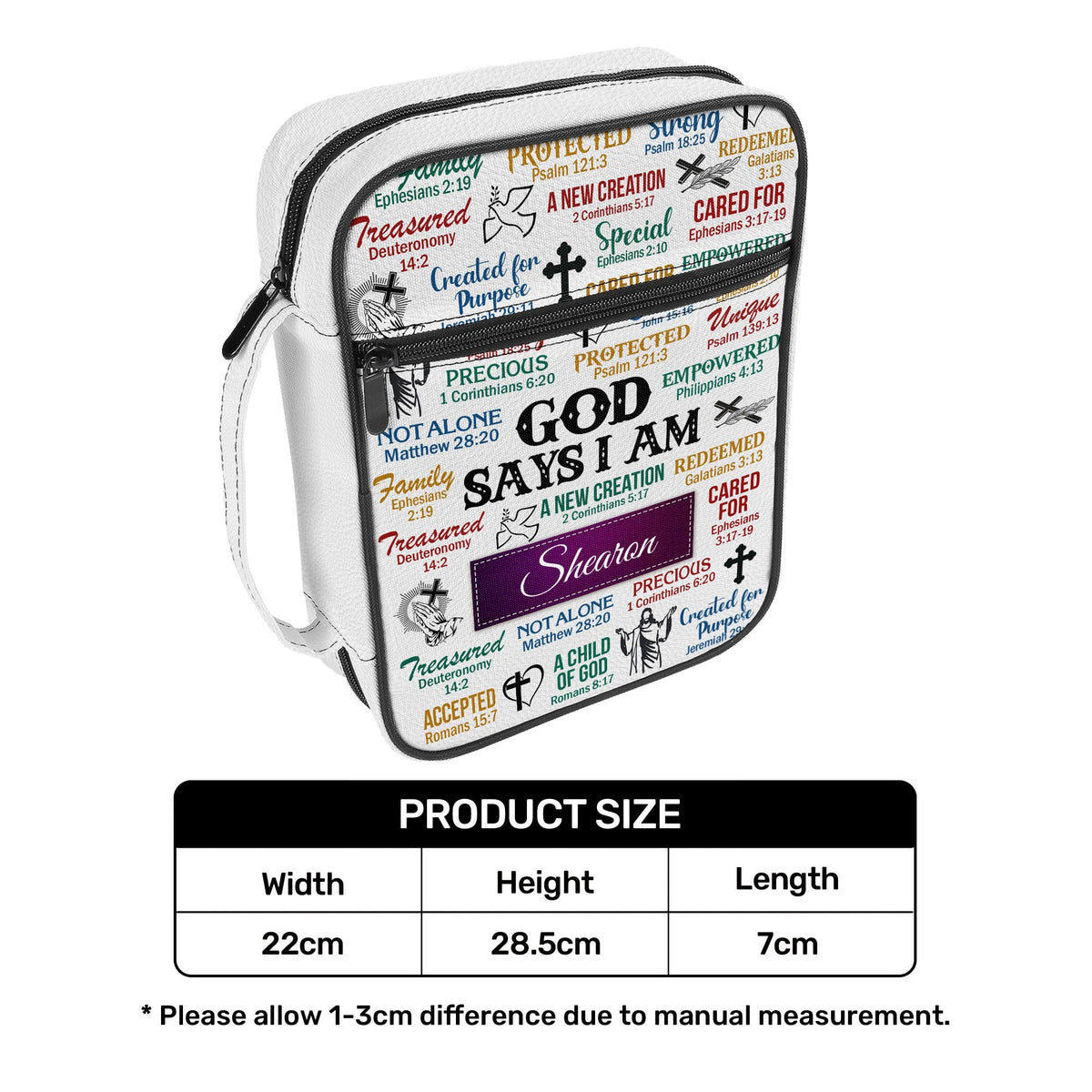 God Says I Am | Personalized Kid's Bible Bag JSNBBPH1228D