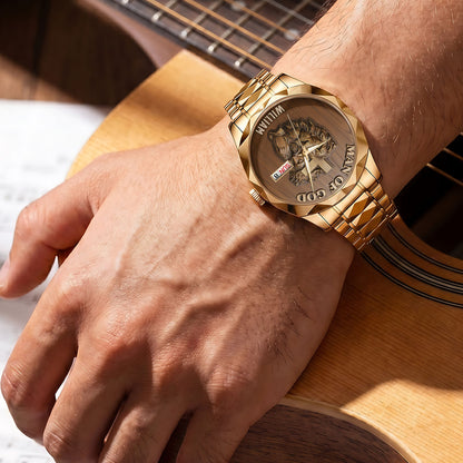 Man Of God | Personalized Men's Wrist Watch