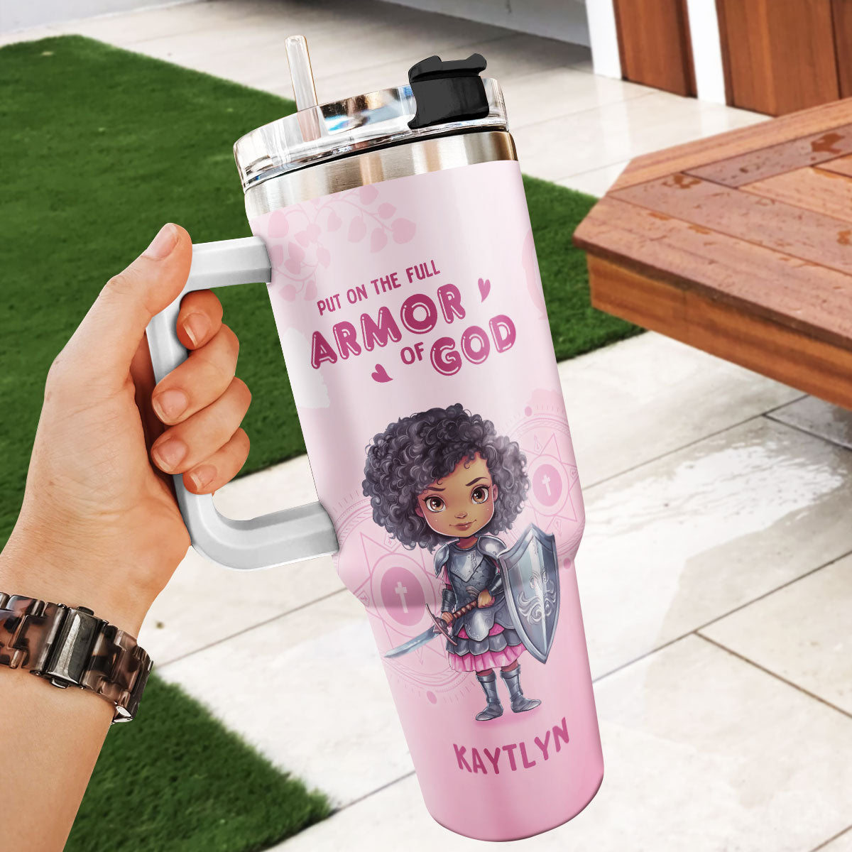 Armor Of God Kids | Personalized Stainless Steel Tumbler JSSSTPPA828T