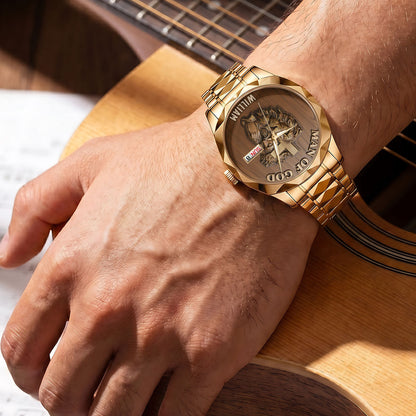 Man Of God | Personalized Men's Wrist Watch