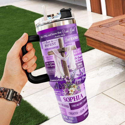 Be Still And Know That I Am God | Personalized Stainless Steel Tumbler