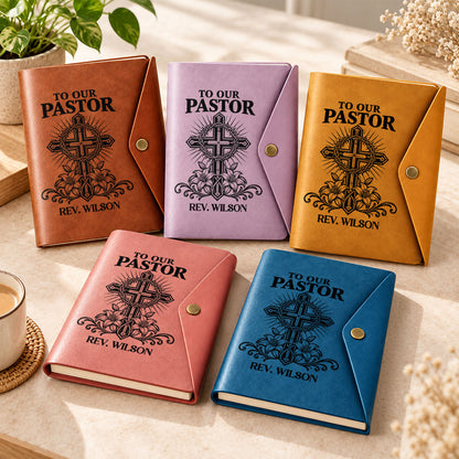 To Our Pastor Thank You For Having The Heart Of A Servant Leader | Personalized Envelope Journal