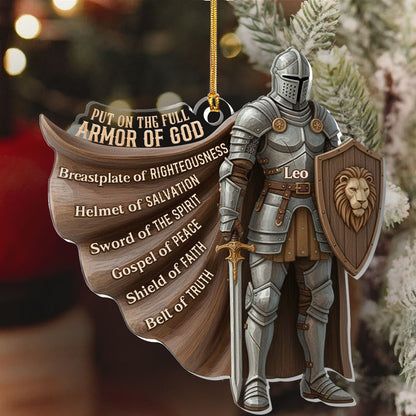 Armor Of God | Personalized 1-Layer Acrylic Ornament