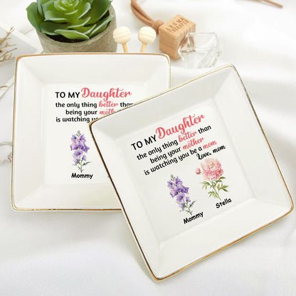 To My Daughter | Personalized Jewelry Dish JSJDPN2804D