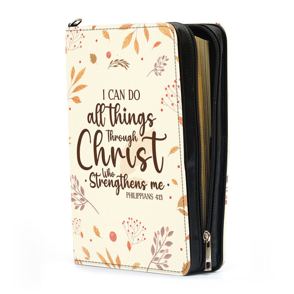 I Can Do All Things Through Christ Who Strengthens Me | Personalized Bible Cover JSBCPPA1203M