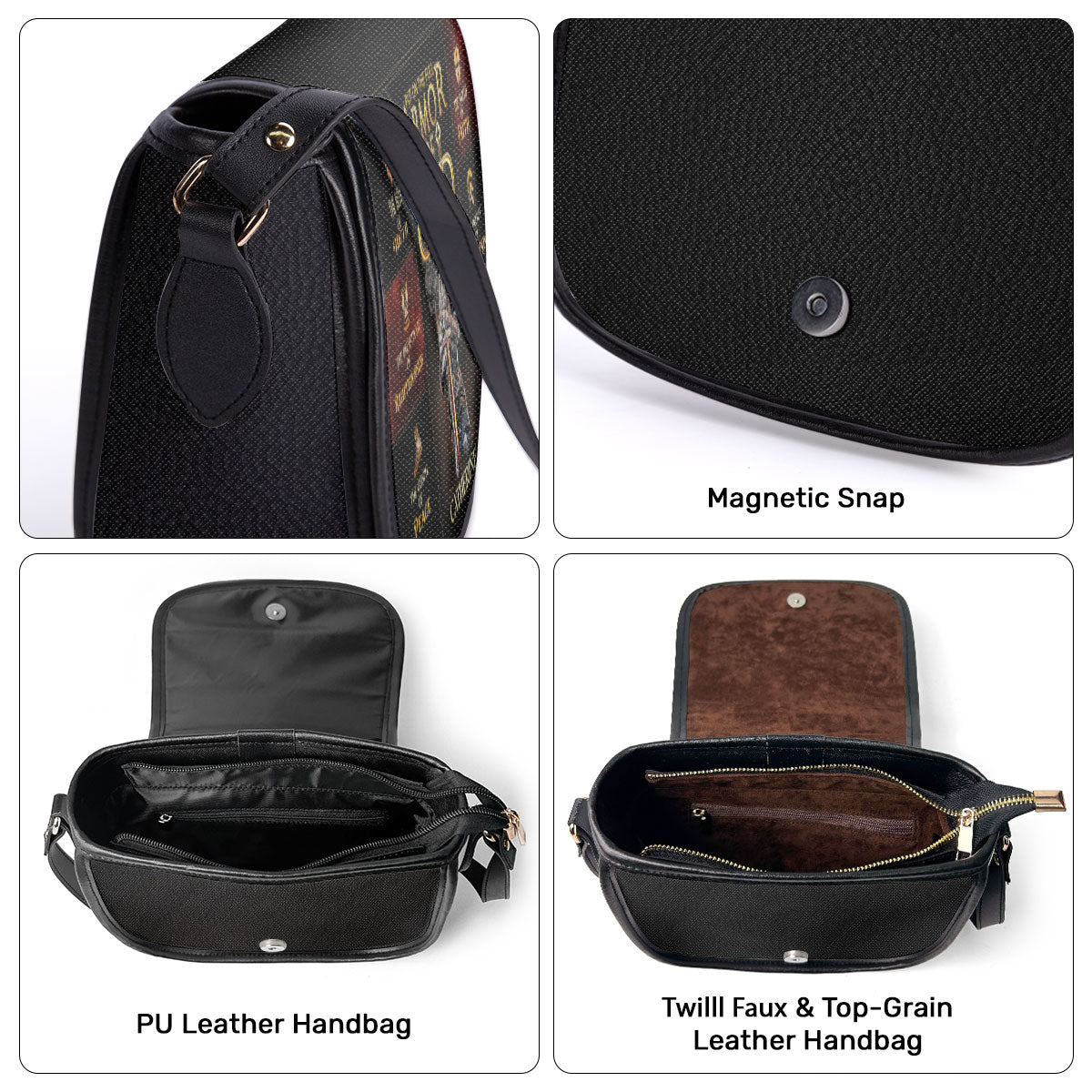 Armor Of God - Personalized Leather Saddle Bag LSBM777