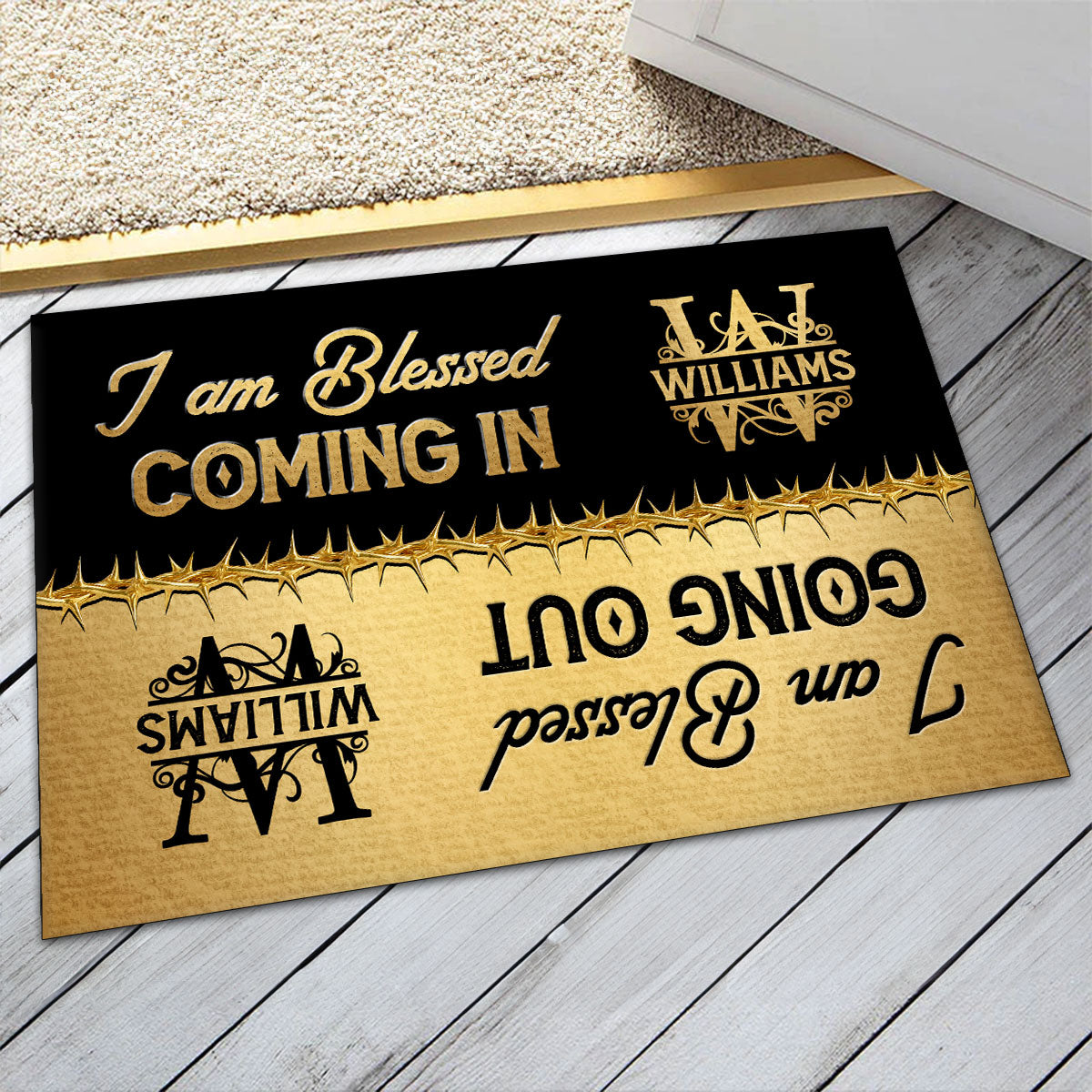 Eternal Blessing | Personalized Doormat
