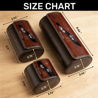 Faith Over Fear | Personalized Leather Watch Case