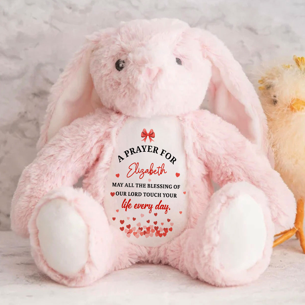 A Prayer For My Baby | Personalized Stuffed Bunny