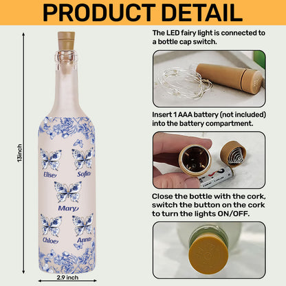 A Friend Is God's Way Of Making Sure We Never Walk Alone | Personalized Bottle Lamp