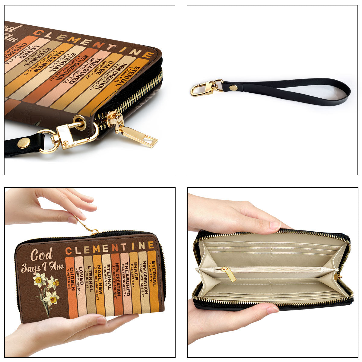 What God Says About You | Personalized Clutch Purse JSCPPN2868D