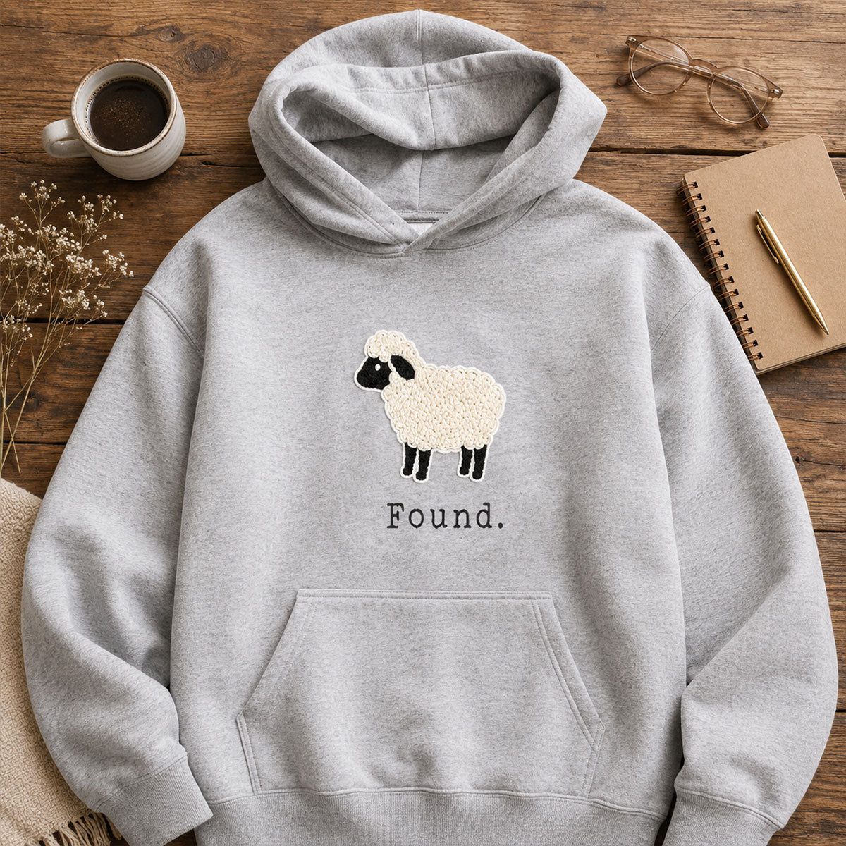 Christian Psalm 23 Lamb |  2D Unisex Hoodies
