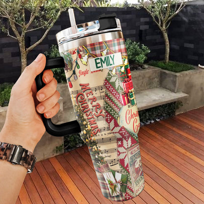 Old Christmas | Personalized Stainless Steel Tumbler