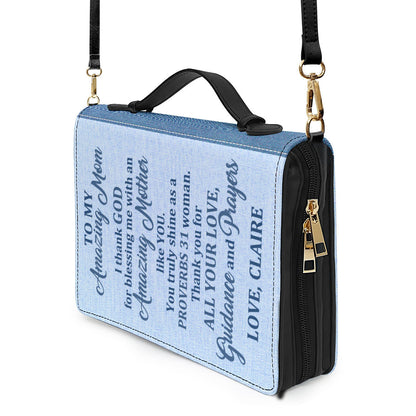 To My Amazing Mom | Personalized Bible Cover