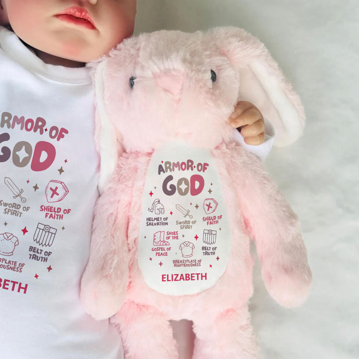 Armor Of God | Personalized Stuffed Bunny