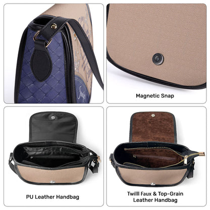 For God So Loved The World - Personalized Leather Saddle Bag NUH285