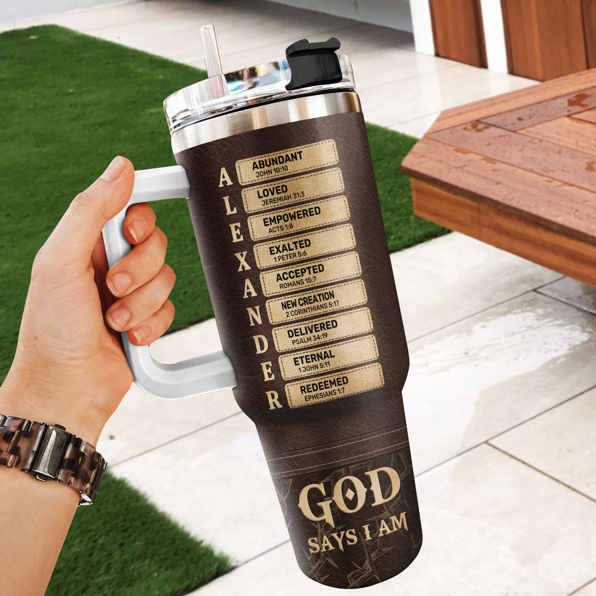 Man Of God | Personalized Stainless Steel Tumbler