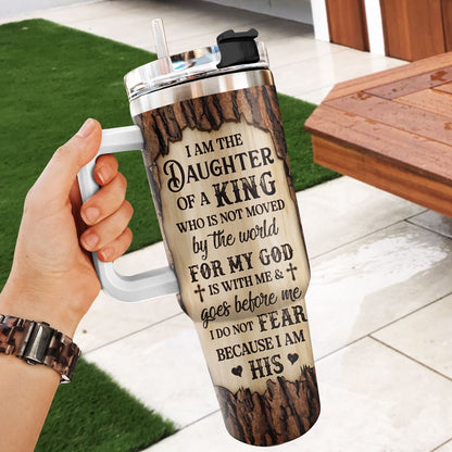 I Am The Daughter Of A King | Personalized Stainless Steel Tumbler