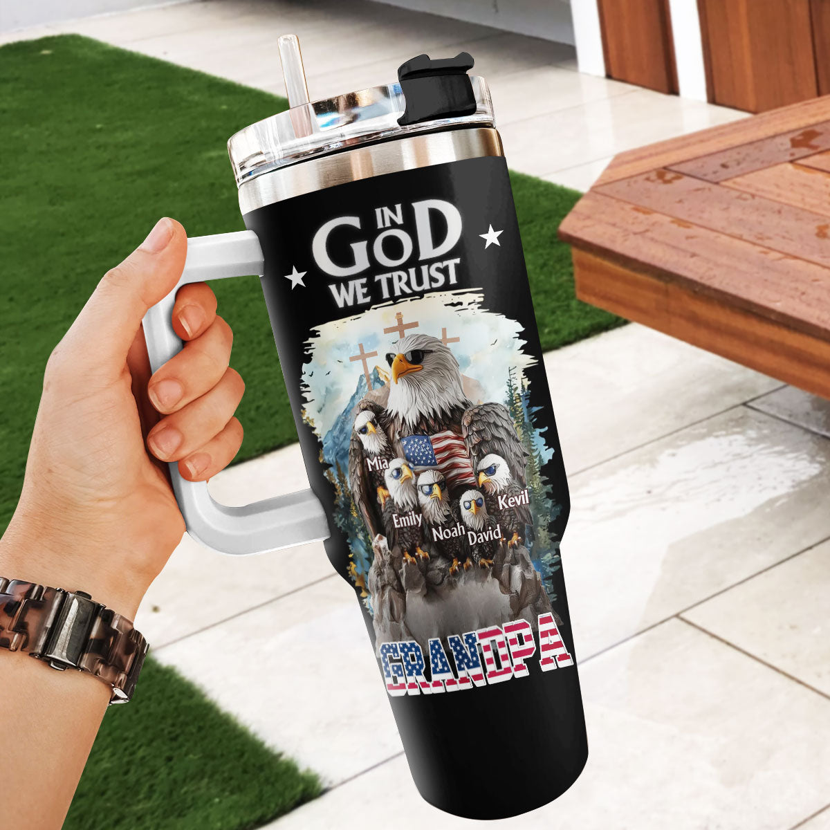 In God We Trust | Personalized Stainless Steel Tumbler