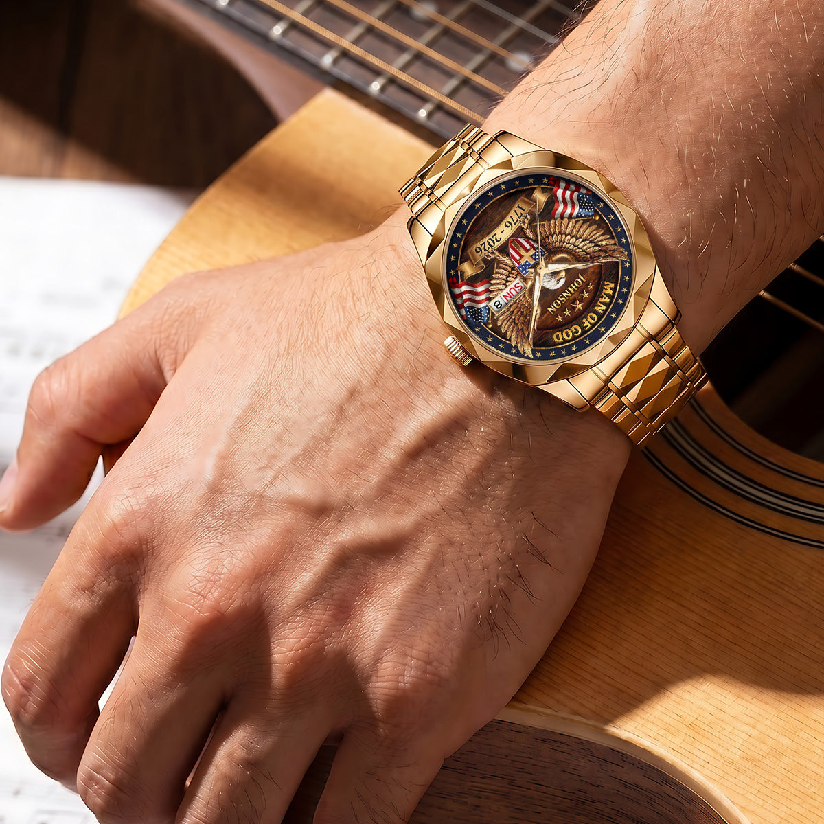 Man Of God | Personalized Men's Wrist Watch