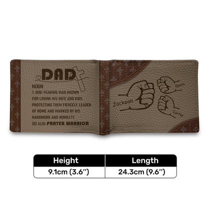 Dad Definition | Personalized Folded Wallet For Men