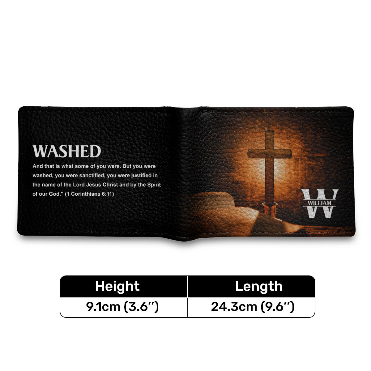 Meaning Of Your Name | Personalized Folded Wallet For Men