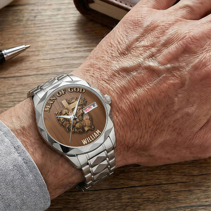 Man Of God | Personalized Men's Wrist Watch