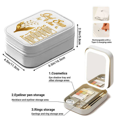 God Says I Am | Personalized Custom Jewelry Box With LED Mirror