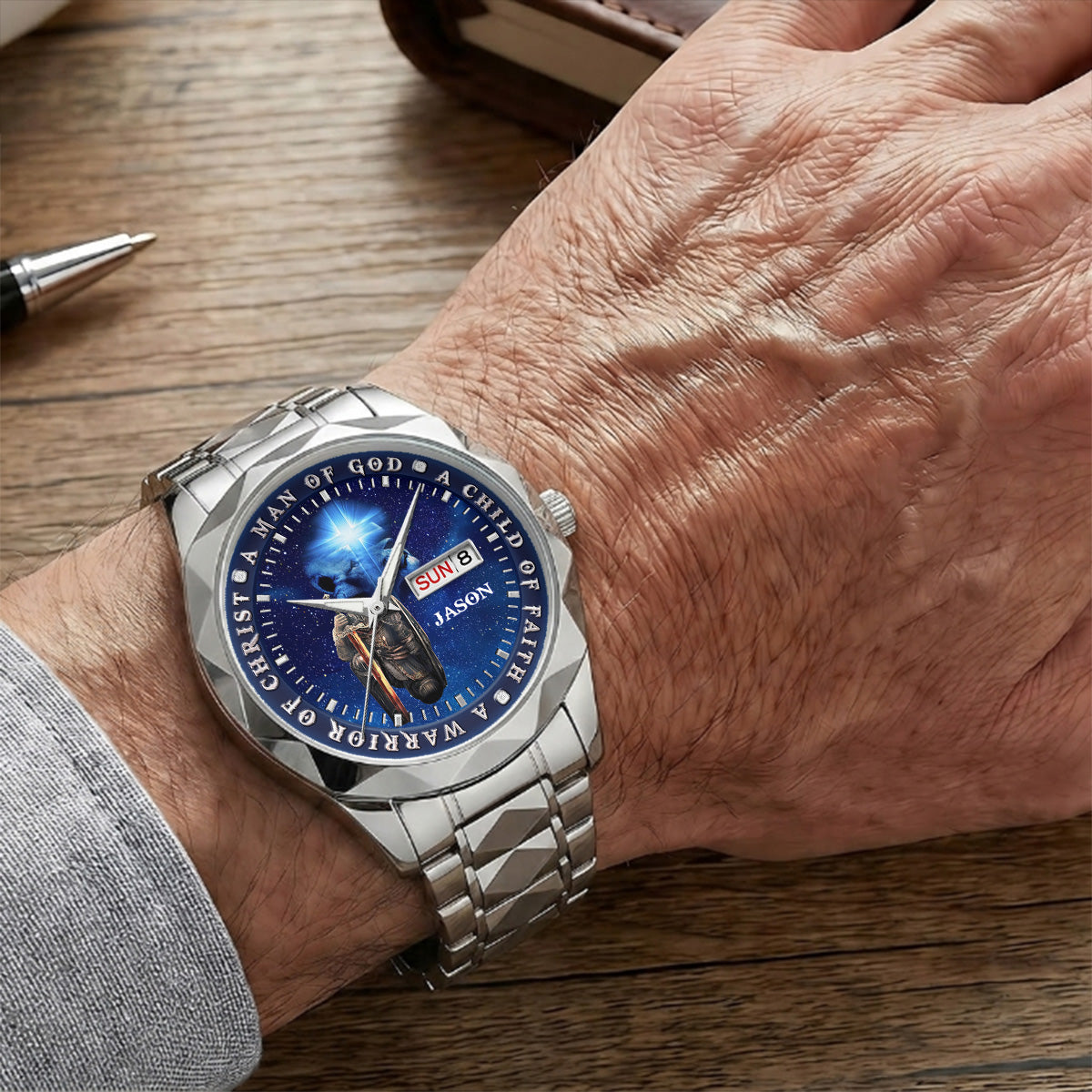 A Man Of God | Personalized Men's Wrist Watch