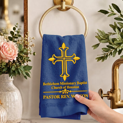 A Servant Called By God | Personalized Combo Embroidered Finger Towel