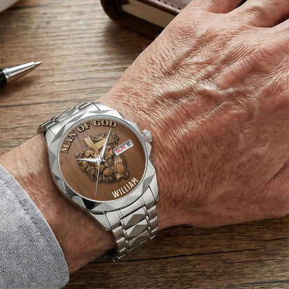 Man Of God | Personalized Men's Wrist Watch