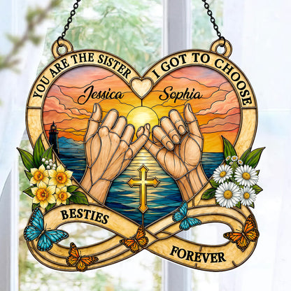 Christian Gifts for Best Friend, Sister in Christ - You Are The Sister I Got To Choose
