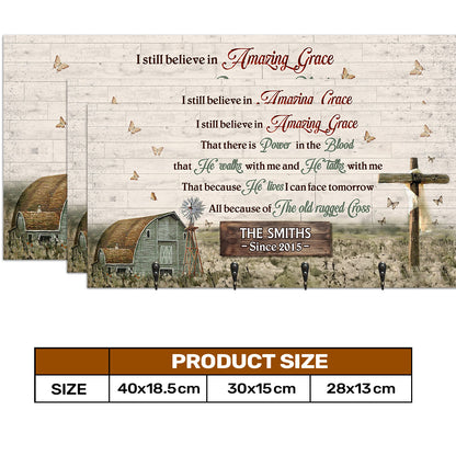 Amazing Grace | Personalized Key Holder JSUWKHCSPHA1722M