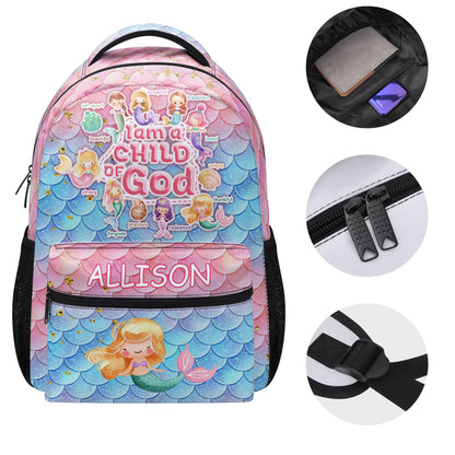 A Child Of God Kids | Personalized Backpack JSBPPN934T