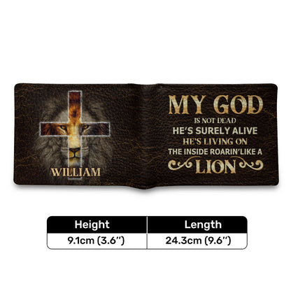 My God's Not Dead | Personalized Folded Wallet For Men