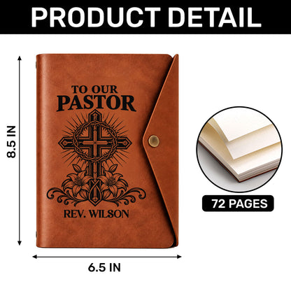 To Our Pastor Thank You For Having The Heart Of A Servant Leader | Personalized Envelope Journal